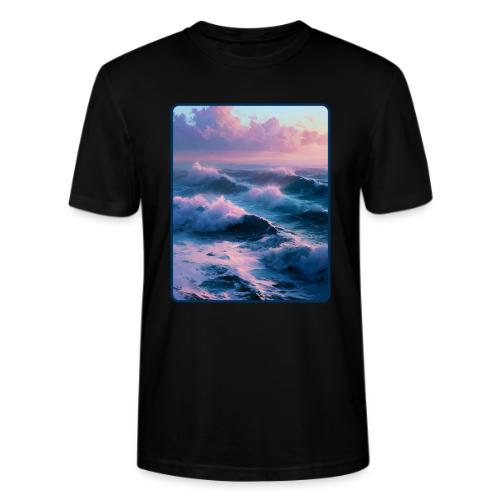 Dreamy Pastel Ocean Sunset Art - Stanley/Stella Crafter Unisex Organic T-Shirt