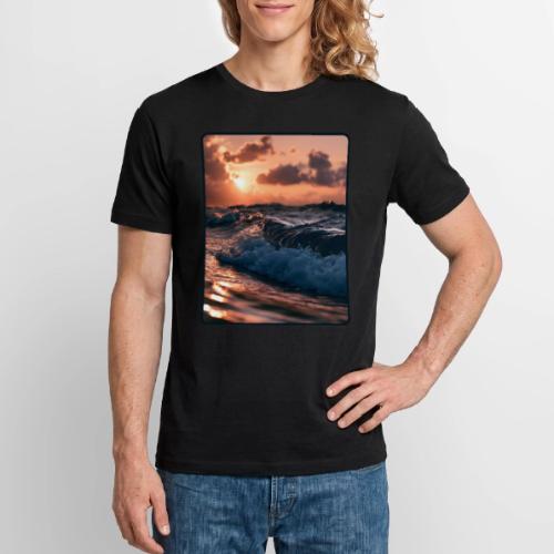 Golden Sunset Ocean Wave - Stanley/Stella Crafter Unisex Organic T-Shirt