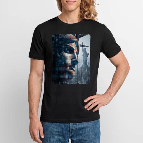 USA: Liberty in Three Visions - Stanley/Stella Crafter Unisex Organic T-Shirt