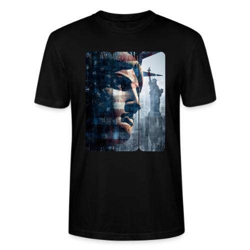 USA: Liberty in Three Visions - Stanley/Stella Crafter Unisex Organic T-Shirt