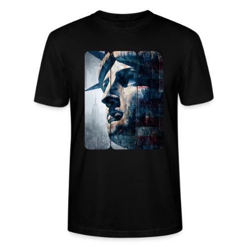 USA: Urban Liberty Triptych - Stanley/Stella Crafter Unisex Organic T-Shirt