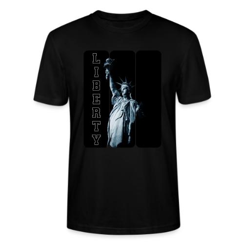 USA: Vertical Liberty - Stanley/Stella Crafter Unisex Organic T-Shirt