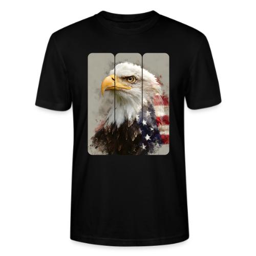 USA: Eagle of the Free - Stanley/Stella Crafter Unisex Organic T-Shirt