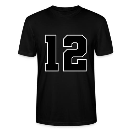 Varsity Number 12 Sports Design - Stanley/Stella Crafter Unisex Organic T-Shirt