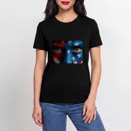 USA: Painted for the Flag - Stanley/Stella Crafter Unisex Organic T-Shirt
