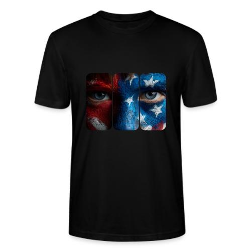 USA: Painted for the Flag - Stanley/Stella Crafter Unisex Organic T-Shirt