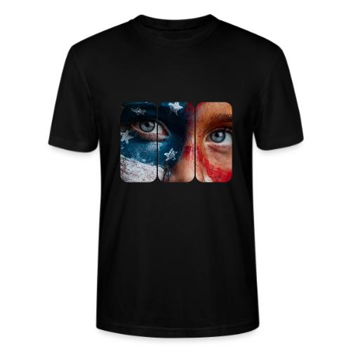 USA: Star-Spangled Glance - Stanley/Stella Crafter Unisex Organic T-Shirt