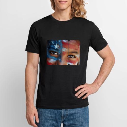 USA: Eyes of the Flag - Stanley/Stella Crafter Unisex Organic T-Shirt