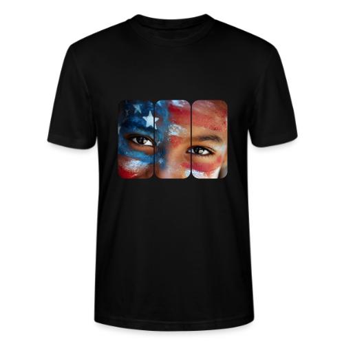 USA: Eyes of the Flag - Stanley/Stella Crafter Unisex Organic T-Shirt