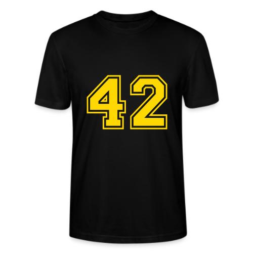 Number 42 in a classic athletic collegiate font - Stanley/Stella Crafter Unisex Organic T-Shirt