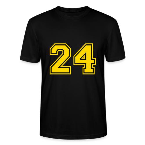 Number 24 in a classic athletic collegiate font - Stanley/Stella Crafter Unisex Organic T-Shirt
