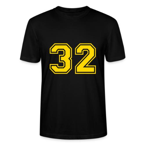 Number 32 in a classic athletic collegiate font - Stanley/Stella Crafter Unisex Organic T-Shirt