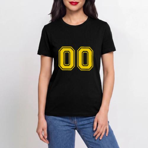 Number 00 in a classic athletic collegiate font - Stanley/Stella Crafter Unisex Organic T-Shirt