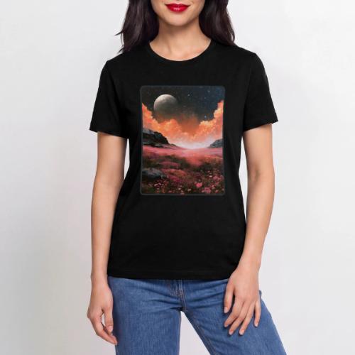 Moonlit Fantasy Flower Landscape - Stanley/Stella Crafter Unisex Organic T-Shirt