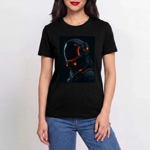 Futuristic Astronaut Helmet - Stanley/Stella Crafter Unisex Organic T-Shirt