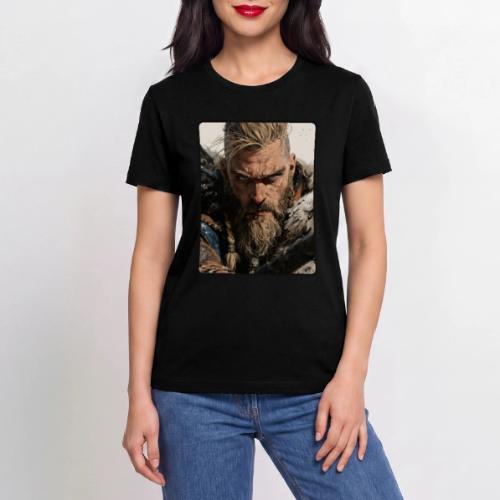 Fierce Viking Warrior Portrait - Stanley/Stella Crafter Unisex Organic T-Shirt