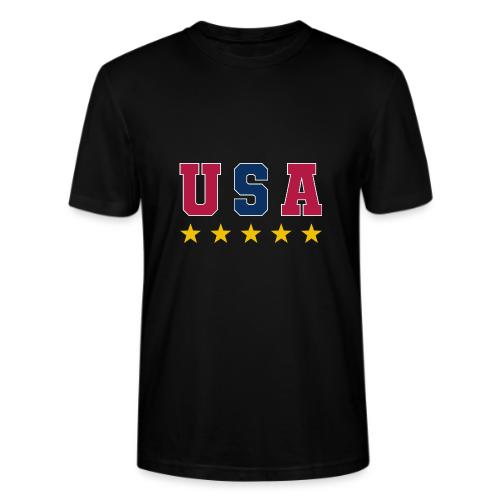 USA Varsity Stars - Stanley/Stella Crafter Unisex Organic T-Shirt