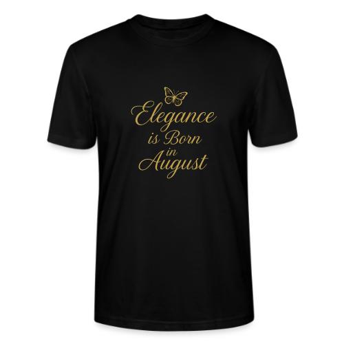 Elegance Is Born in August | Gold Butterfly - Stanley/Stella Crafter Unisex Organic T-Shirt