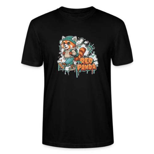 Red Panda Street Graffiti Vibes - Stanley/Stella Crafter Unisex Organic T-Shirt