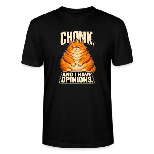 Chonk King Cat - Opinionated Kitty - Stanley/Stella Crafter Unisex Organic T-Shirt