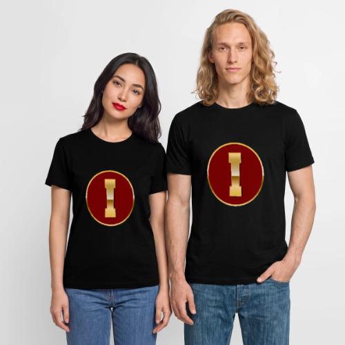Letter I – Capital Varsity Alphabet Monogram - Stanley/Stella Crafter Unisex Organic T-Shirt
