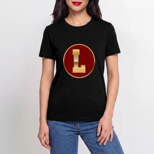 Letter L – Capital Varsity Alphabet Monogram - Stanley/Stella Crafter Unisex Organic T-Shirt