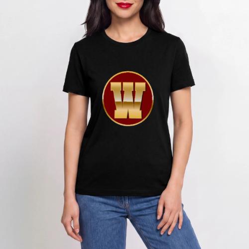 Letter W – Capital Varsity Alphabet Monogram - Stanley/Stella Crafter Unisex Organic T-Shirt