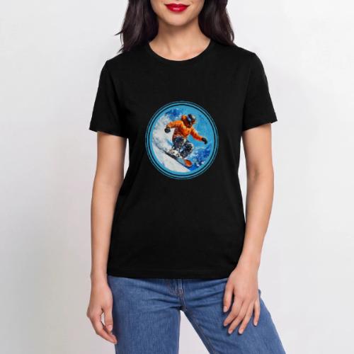 Snowboarding Motion - Stanley/Stella Crafter Unisex Organic T-Shirt