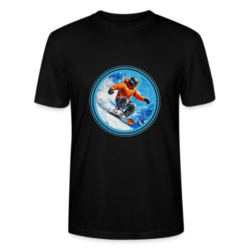 Snowboarding Motion - Stanley/Stella Crafter Unisex Organic T-Shirt