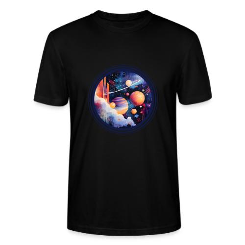 Floating Planetscape - Stanley/Stella Crafter Unisex Organic T-Shirt