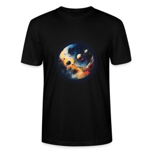 Chaotic Color Planets - Stanley/Stella Crafter Unisex Organic T-Shirt