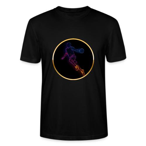 Basketball: Neon Jump Shot - Stanley/Stella Crafter Unisex Organic T-Shirt