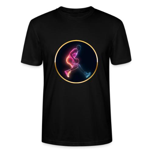 Basketball: Golden Court Glow - Stanley/Stella Crafter Unisex Organic T-Shirt