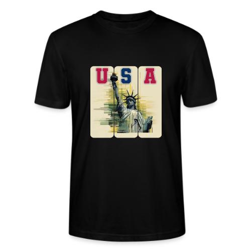 Art illustration of the Statue of Liberty - Stanley/Stella Crafter Unisex Organic T-Shirt