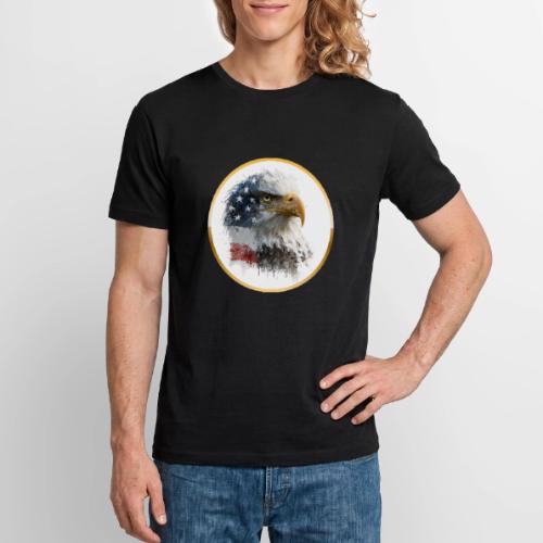 USA: Patriot Wing Emblem - Stanley/Stella Crafter Unisex Organic T-Shirt