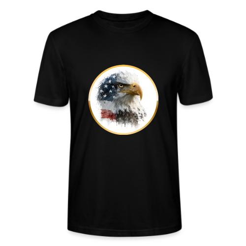 USA: Patriot Wing Emblem - Stanley/Stella Crafter Unisex Organic T-Shirt