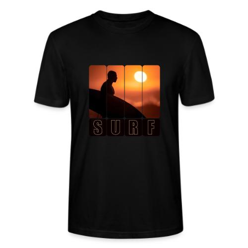 Surfing: Sunset Surf Panels - Stanley/Stella Crafter Unisex Organic T-Shirt