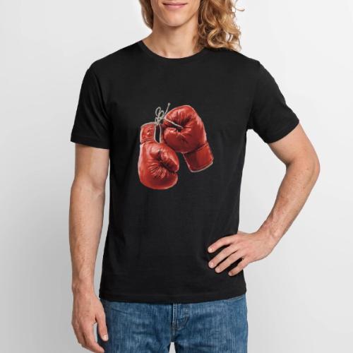 Boxing: Hanging Gloves Icon - Stanley/Stella Crafter Unisex Organic T-Shirt