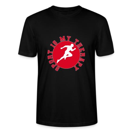 Sport Is My Therapy – Running Motivation Badge - Stanley/Stella Crafter Unisex Organic T-Shirt