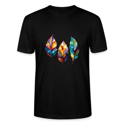 Art: Colorful Leaf Harmony - Stanley/Stella Crafter Unisex Organic T-Shirt