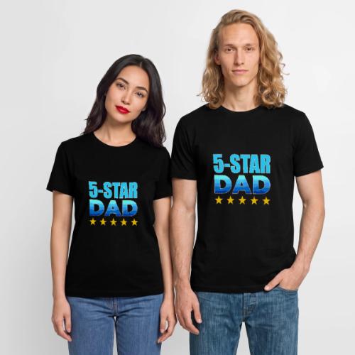 Five Stars Dad - Stanley/Stella Crafter Unisex Organic T-Shirt