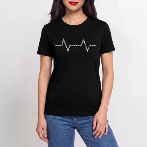 Bike Chain Heartbeat - Stanley/Stella Crafter Unisex Organic T-Shirt