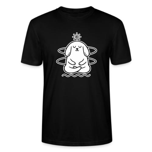 Cute Meditating Bunny Zen Yoga Animal - Stanley/Stella Crafter Unisex Organic T-Shirt