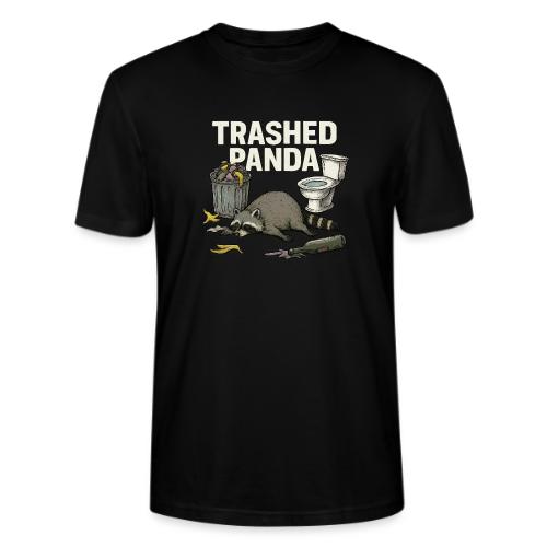 Trashed Panda – Funny Drunk Raccoon Cartoon - Stanley/Stella Crafter Unisex Organic T-Shirt