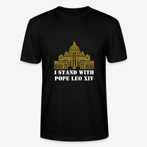 I STAND WITH POPE LEO XIV - Stanley/Stella Crafter Unisex Organic T-Shirt