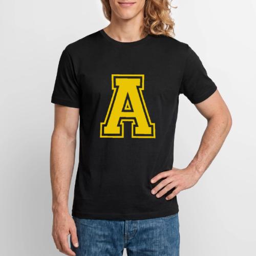 Letter A – Capital Athletic Alphabet Monogram - Stanley/Stella Crafter Unisex Organic T-Shirt