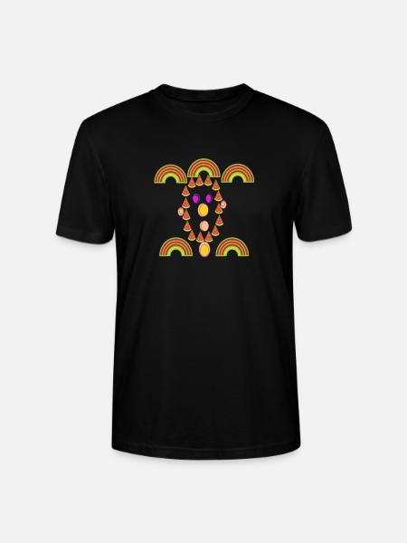 watermelon face - Stanley/Stella Crafter Unisex Organic T-Shirt - black