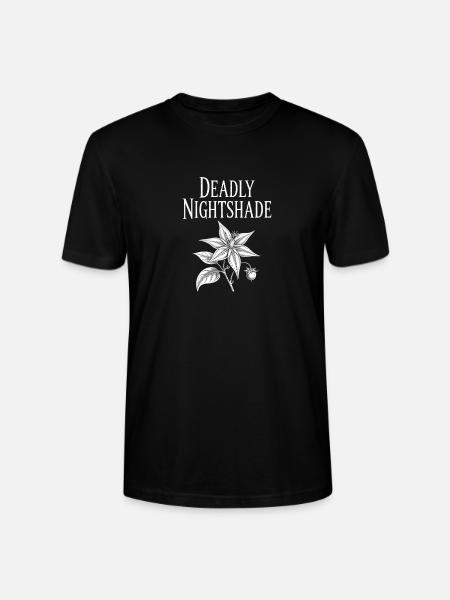 Deadly Nightshade Deadly Nightshade - Stanley/Stella Crafter Unisex Organic T-Shirt - black