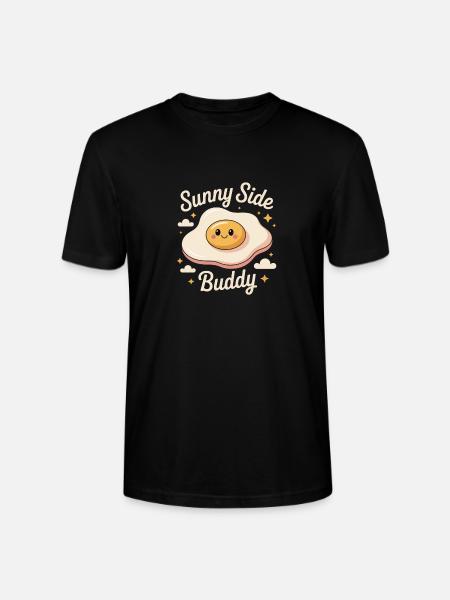 Sunny Side Buddy - Stanley/Stella Crafter Unisex Organic T-Shirt - black