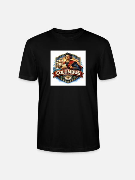 Seafaring Explorer Crest - Stanley/Stella Crafter Unisex Organic T-Shirt - black